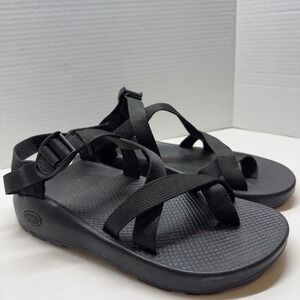 Chaco Sandals Mens 9 Black Z/1 Classic Strappy Adjustable Hiking‎ Outdoor Shoes